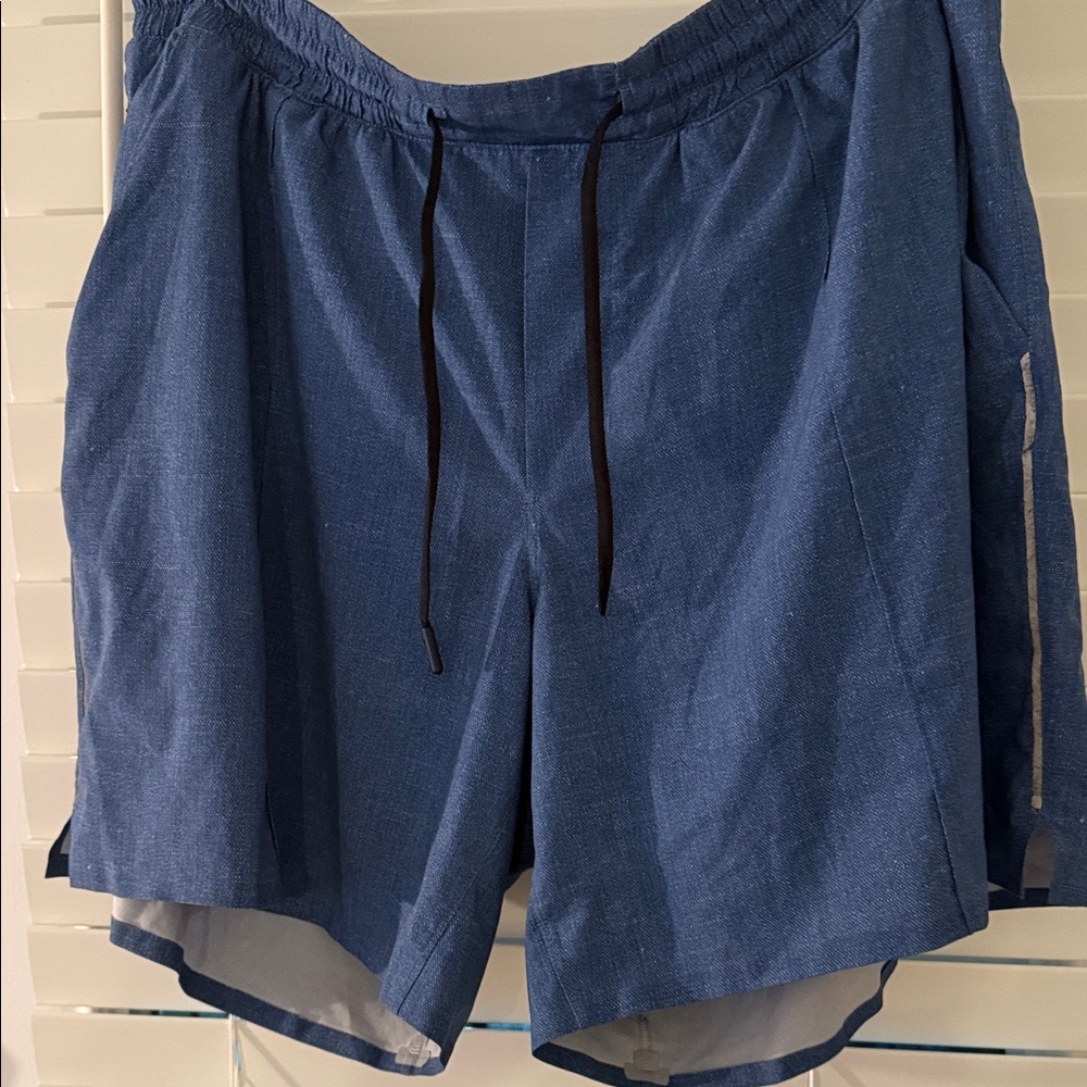 lululemon athletica Men's Navy Athletic Shorts